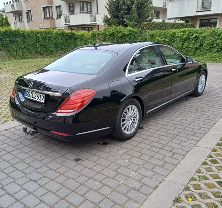 Mercedes-Benz Klasa S cena 150000 przebieg: 102500, rok produkcji 2015 z Biała małe 56